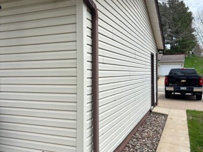 New Siding Gutters