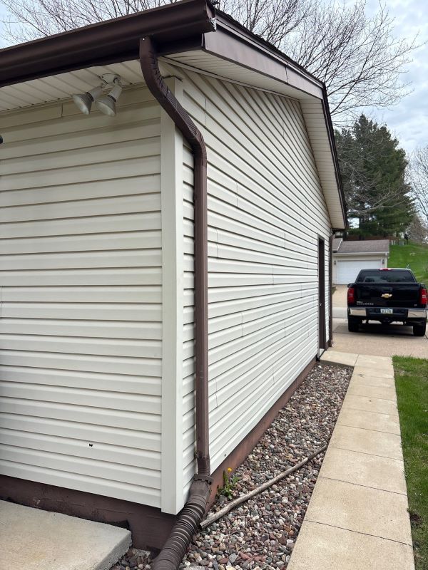 New Siding Gutters